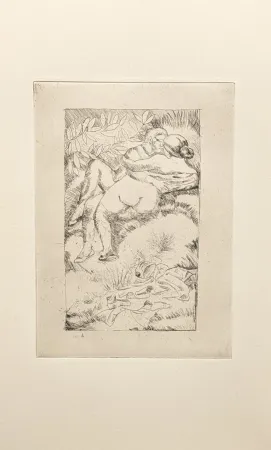 Gravure Maillol - Untitled, from Livret de Folastries