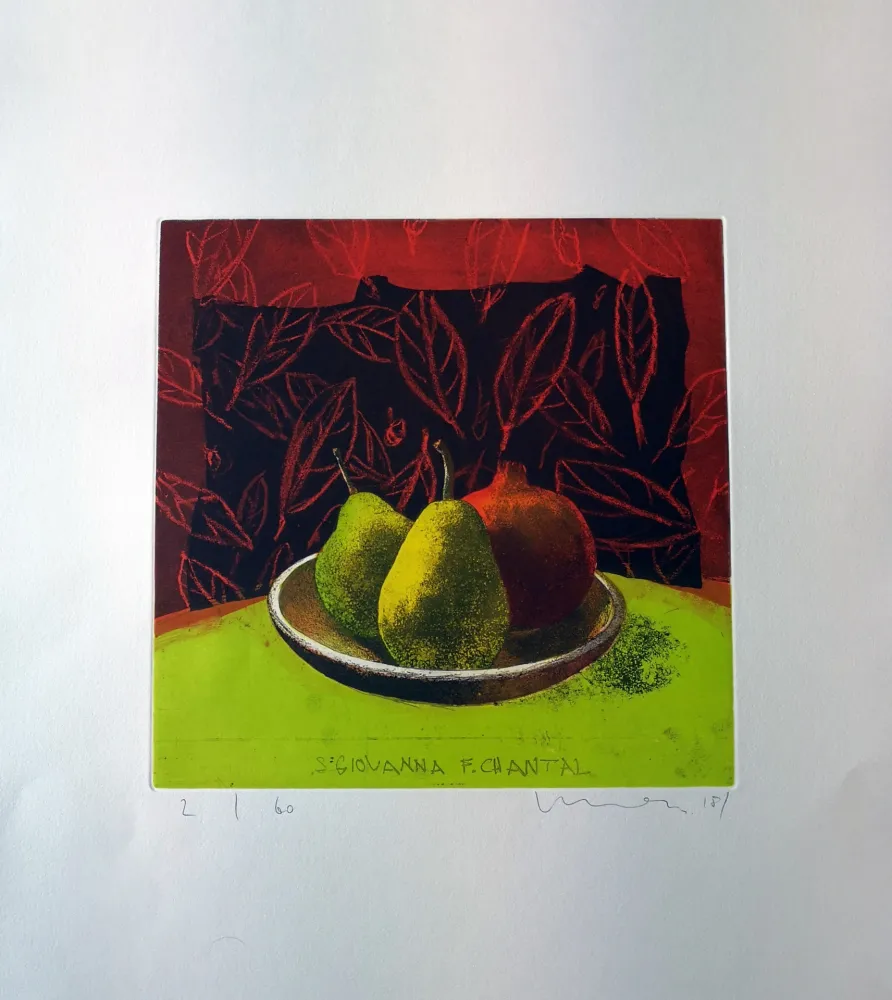 Ets En Aquatint Mair - S.Giovanna F.Chantal