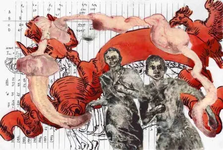 Digitale Print Malani - Childhood fears