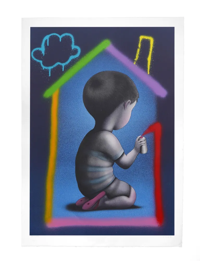 Lithografie Malland - Seth - Dans ma maison