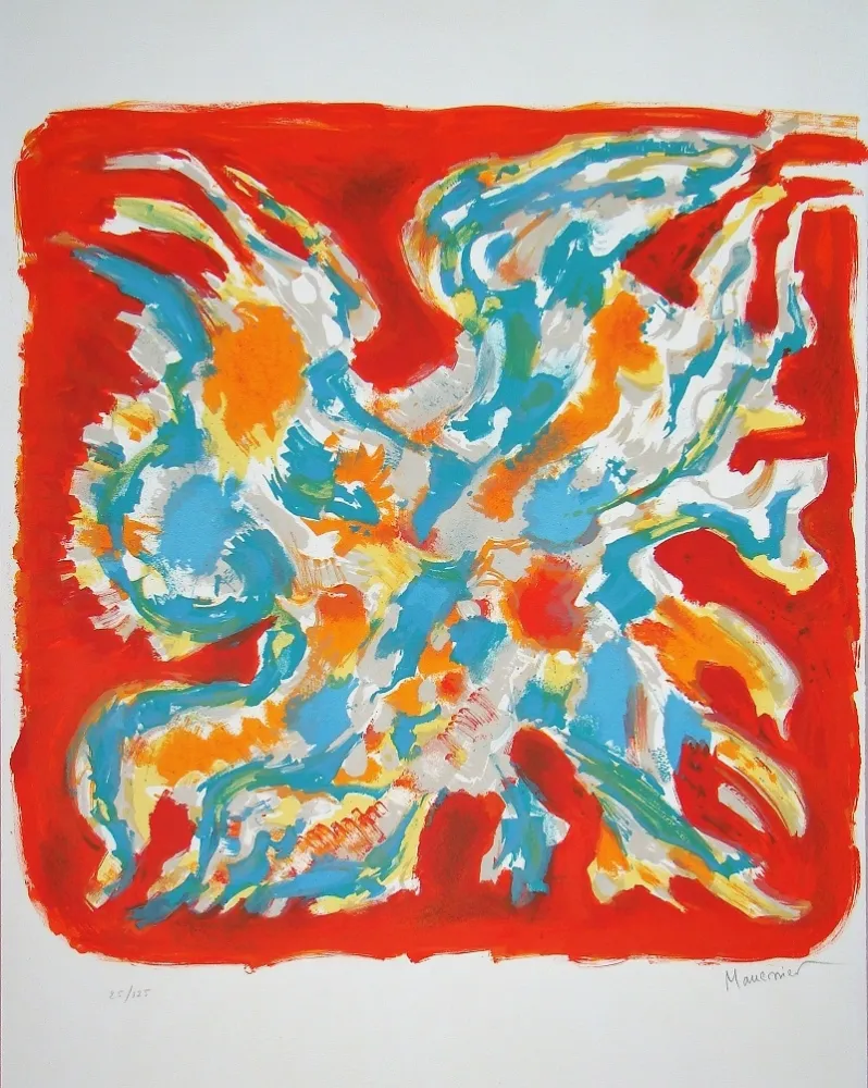 Lithografie Manessier - Alléluia