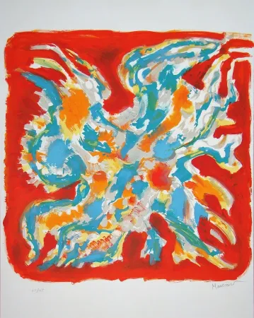 Lithografie Manessier - Alléluia