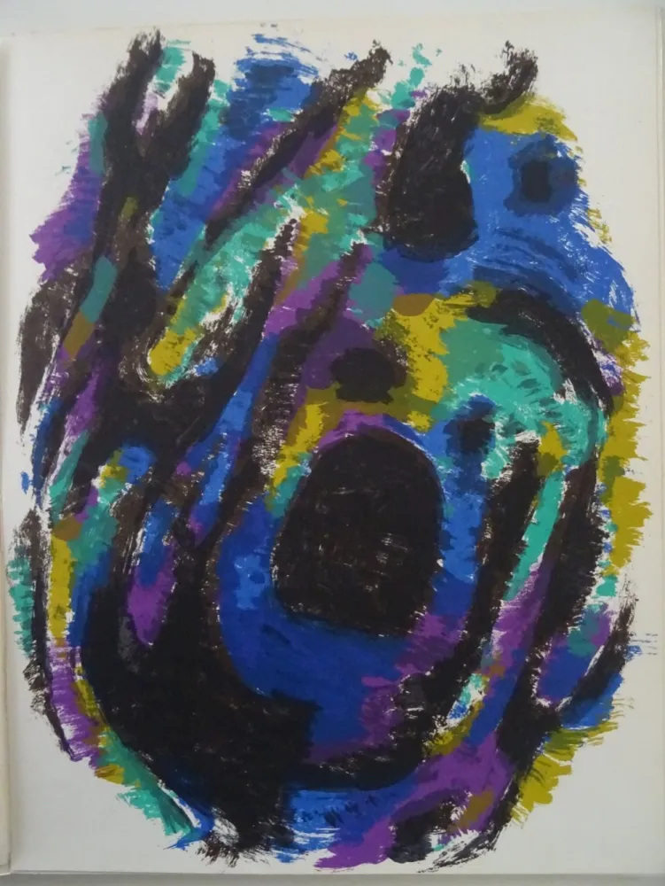 Lithografie Manessier - Composition