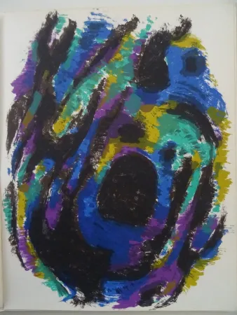 Lithografie Manessier - Composition