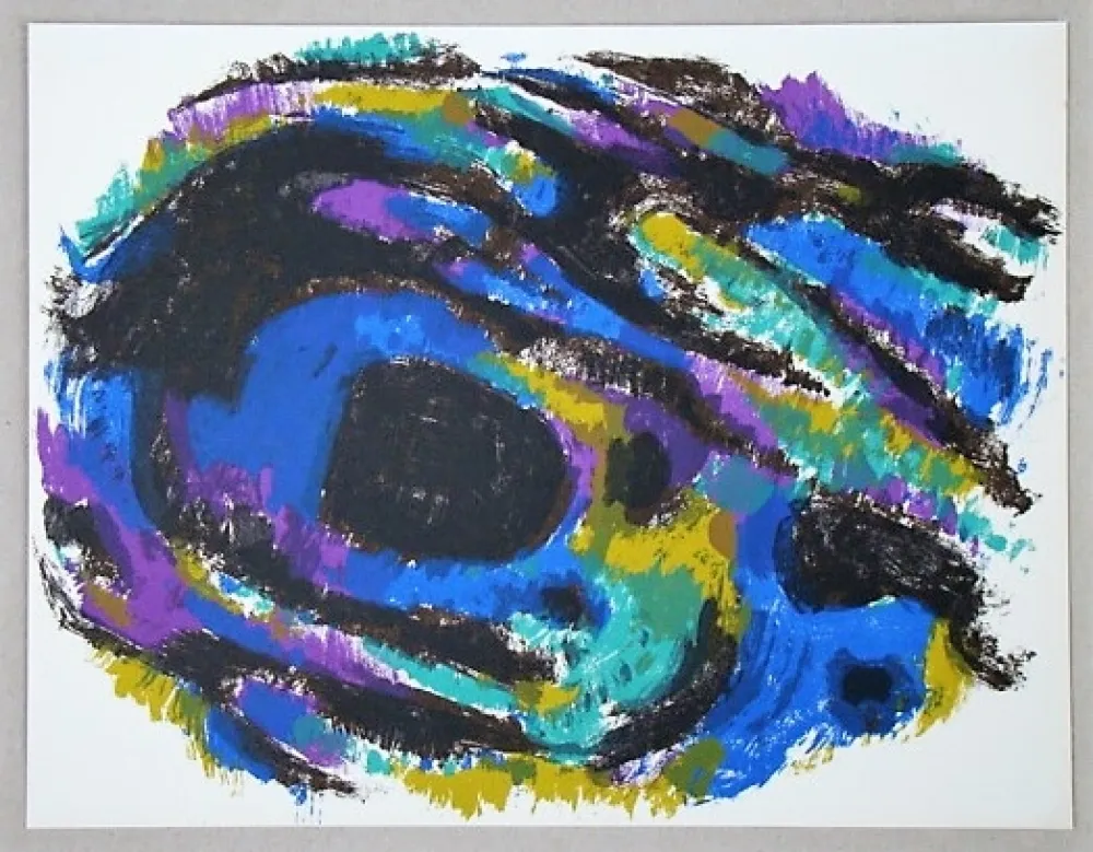 Lithografie Manessier - Composition 1960