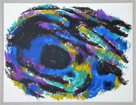 Lithografie Manessier - Composition 1960