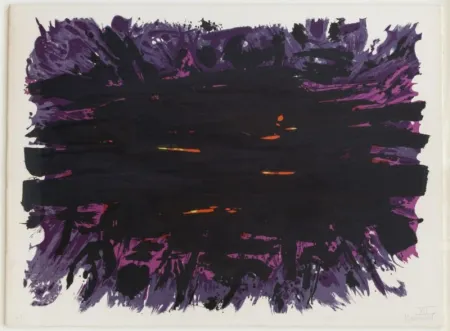 Lithografie Manessier - Composition abstraite 