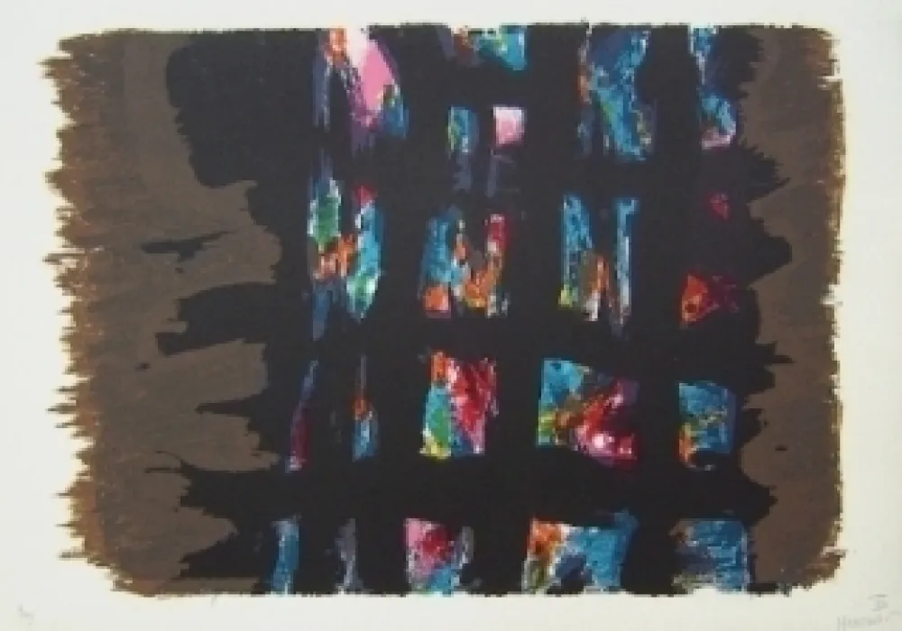 Lithografie Manessier - Composition III