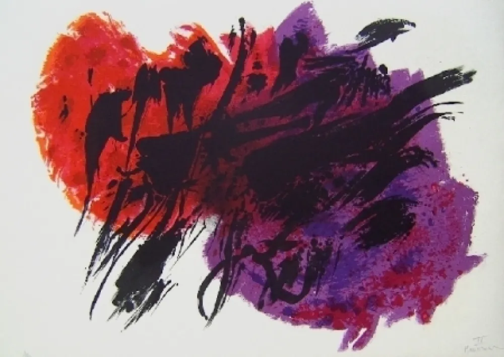 Lithografie Manessier - Composition IV