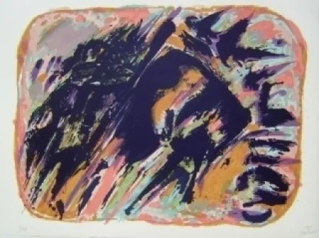 Lithografie Manessier - Composition V