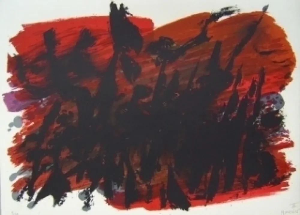 Lithografie Manessier - Composition VI