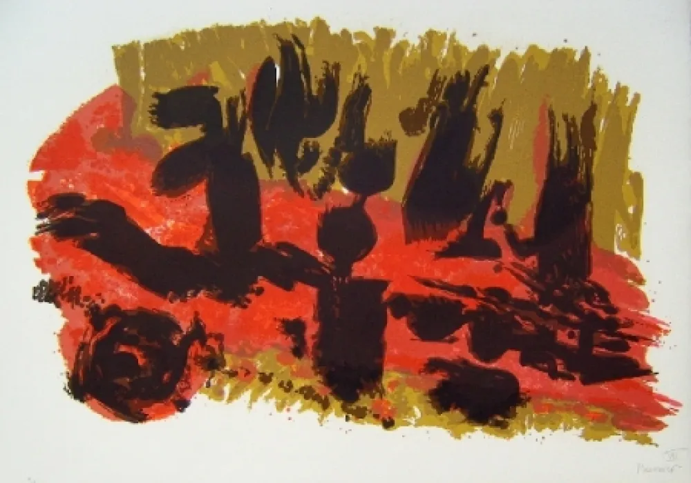 Lithografie Manessier - Composition VII