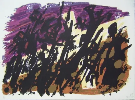 Lithografie Manessier - Composition VIII