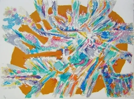 Lithografie Manessier - Composition XV