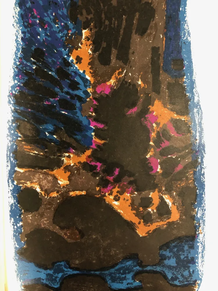 Lithografie Manessier - Croquis