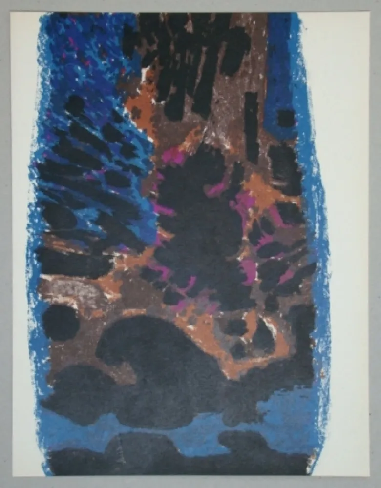 Lithografie Manessier - Croquis