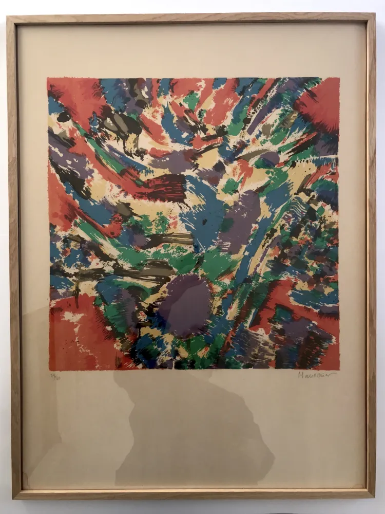 Lithografie Manessier - Joie champêtre