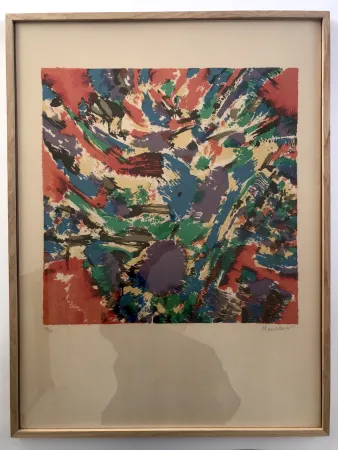 Lithografie Manessier - Joie champêtre