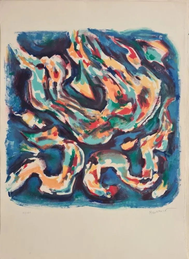 Lithografie Manessier - Laudes 