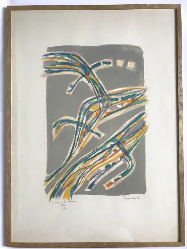 Lithografie Manessier - L'Eau et la pureté