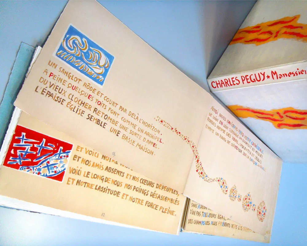 Geïllustreerd Boek Manessier - Présentation de la Beauce à Notre-Dame de Chartres (1964)