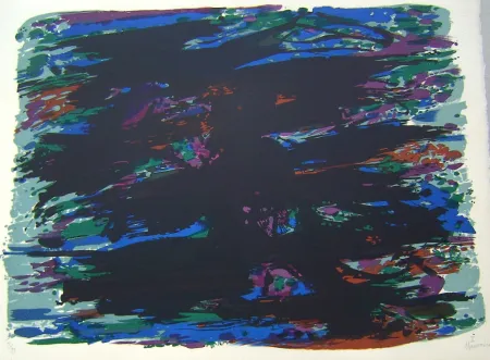 Lithografie Manessier - Suite de Paques 1, Le Jardin des Oliviers