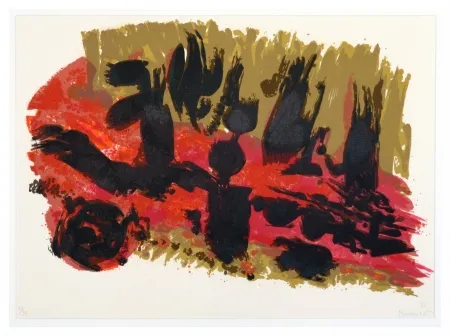 Lithografie Manessier - Suite de Pâques - Les Saintes femmes