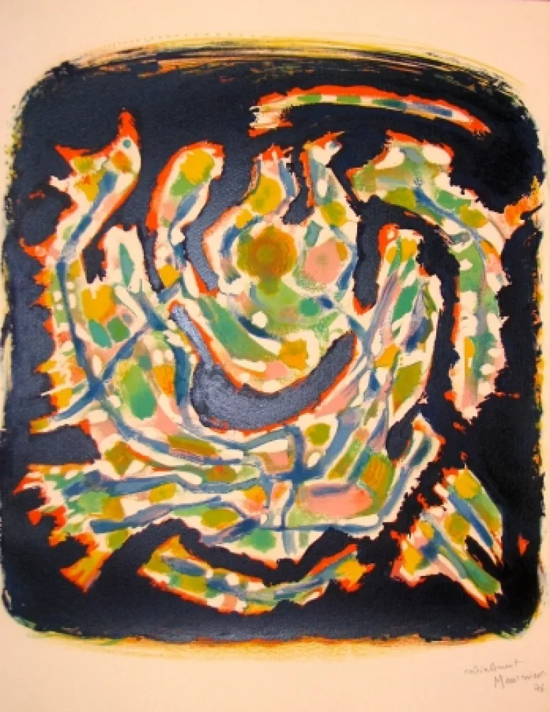 Lithografie Manessier - Untitled