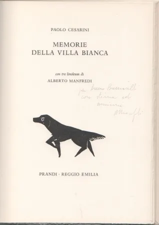 Geïllustreerd Boek Manfredi - Memorie della villa bianca