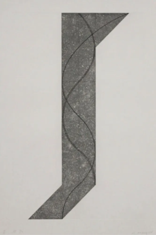 Ets En Aquatint Mangold - Untitled II