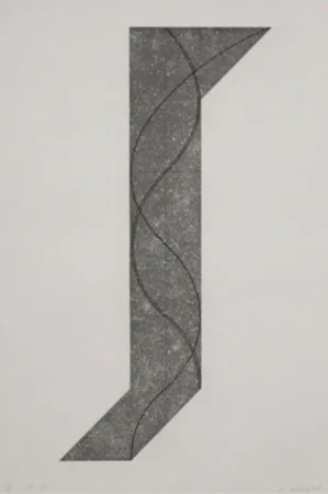 Ets En Aquatint Mangold - Untitled II