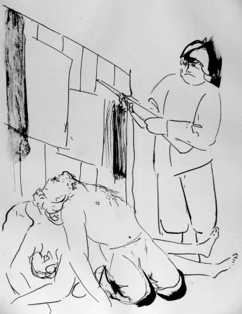 Lithografie Manzu - I martiri di Piazza Loreto