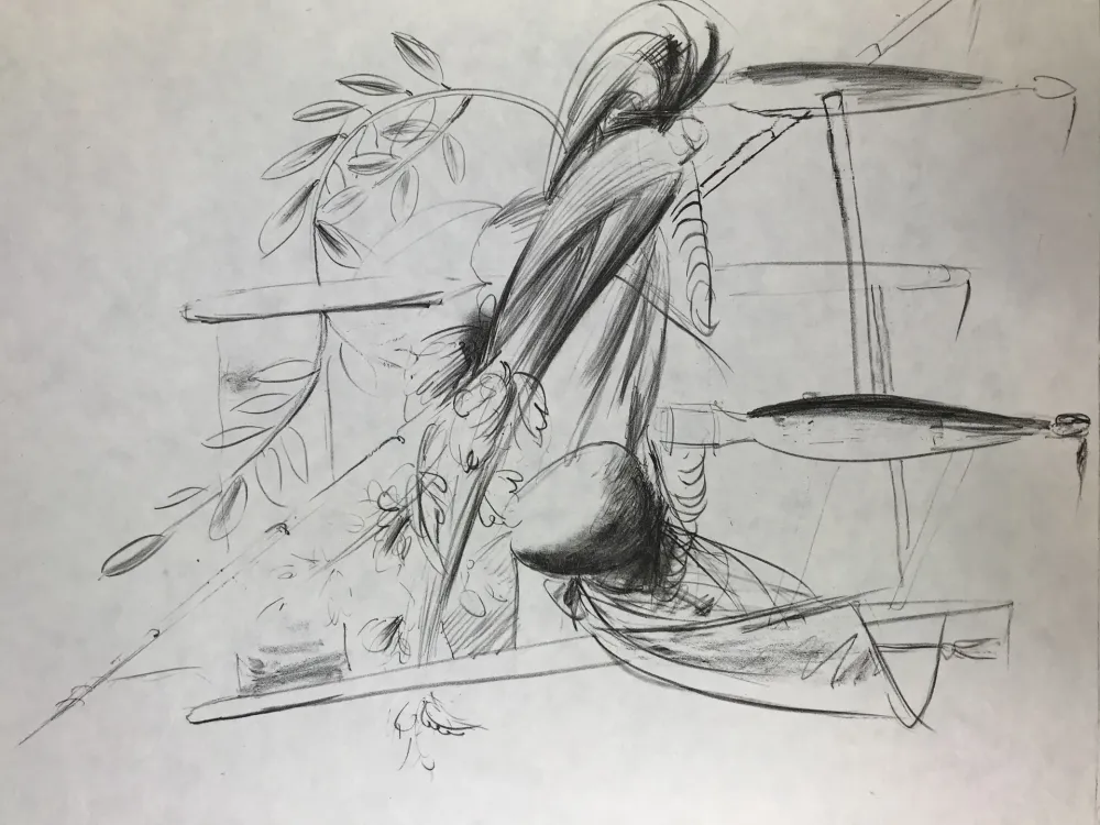 Lithografie Manzu - Natura Morta 