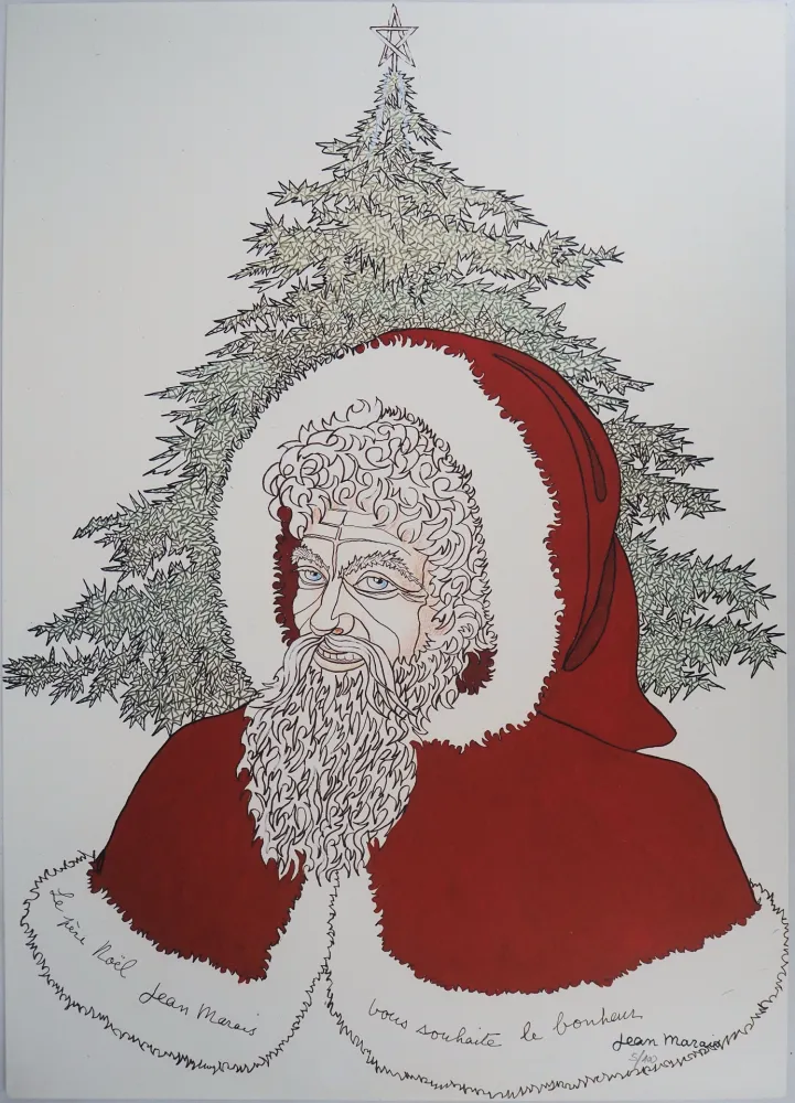 Lithografie Marais  - Père Noël