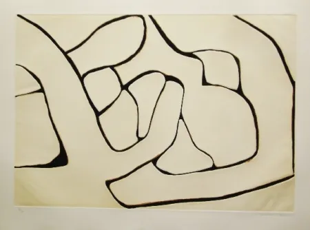 Ets En Aquatint Marca Relli - Composition 15