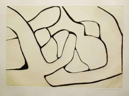 Ets En Aquatint Marca Relli - Composition 15