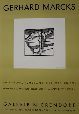 Houtsnede Marcks - Die kleinen Katzen / The Little Cats