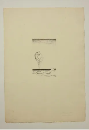 Ets Marcoussis - Chantre, planche 8 pour « Alcools »