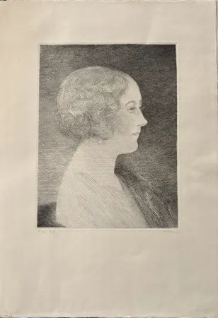 Gravure Marcoussis - Madame Marcel M. Markous