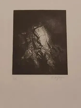 Gravure Marfaing - Sans titre (1960)