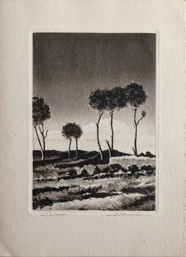 Ets En Aquatint Margolies - Dawn