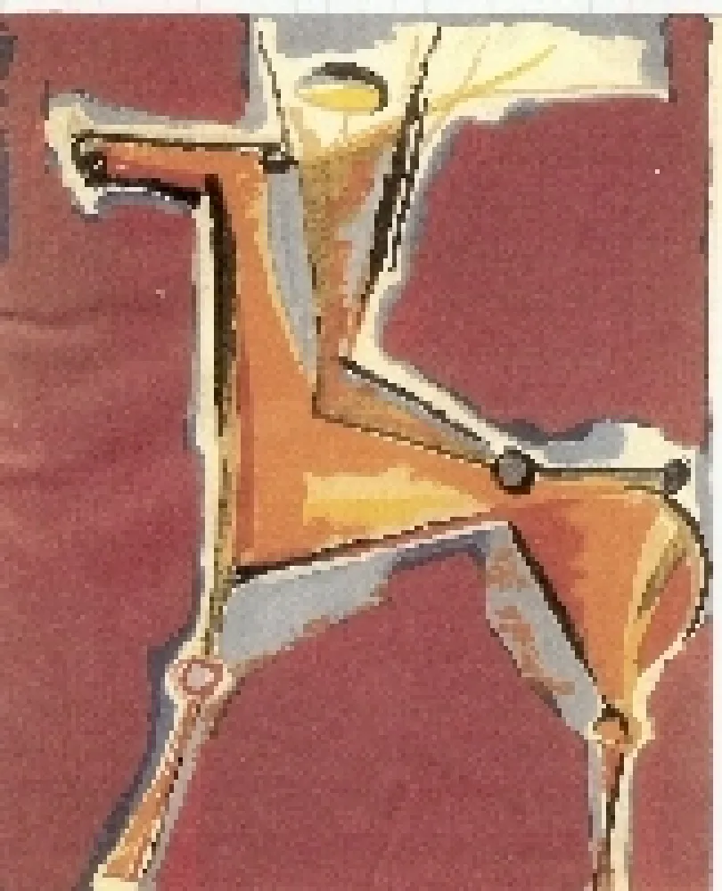 Lithografie Marini - Arciere Viola