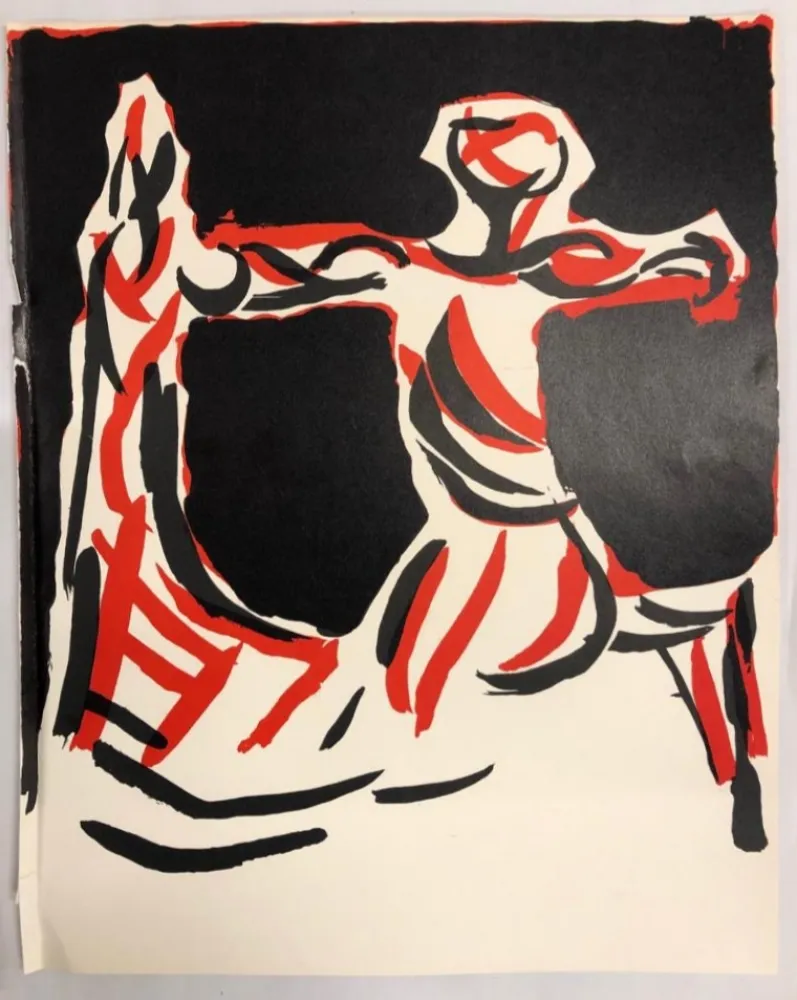 Lithografie Marini - Cavalier,