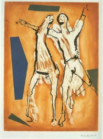 Aquatint Marini - Cavaliere ECavllo