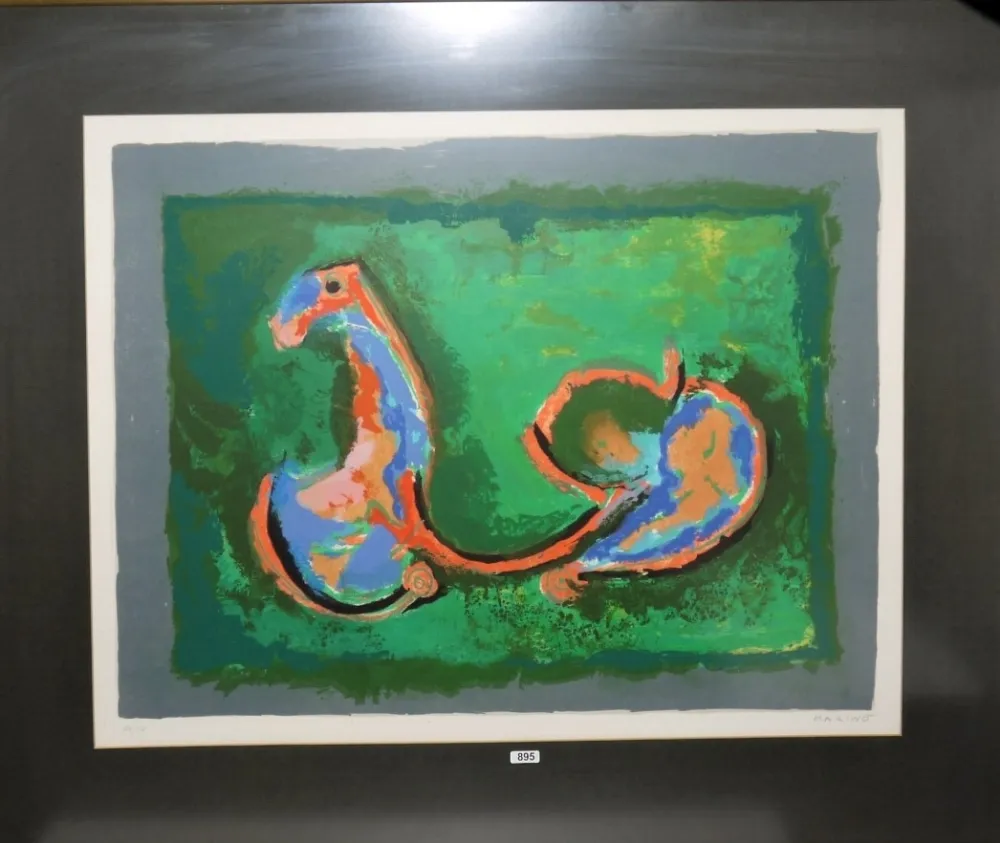 Ets En Aquatint Marini - Cavallo in armonia