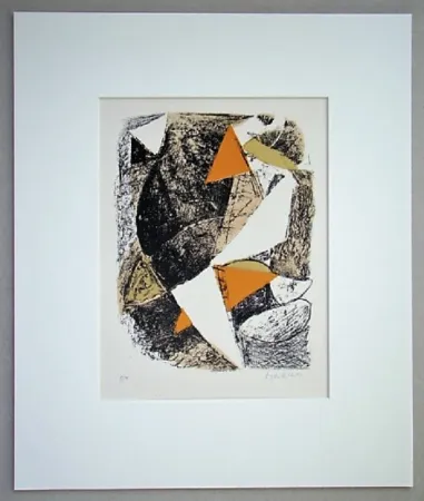 Lithografie Marini - Cheval et Cavalier