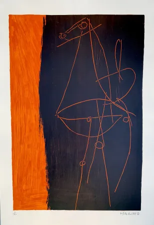 Lithografie Marini - Coposizione, 1955