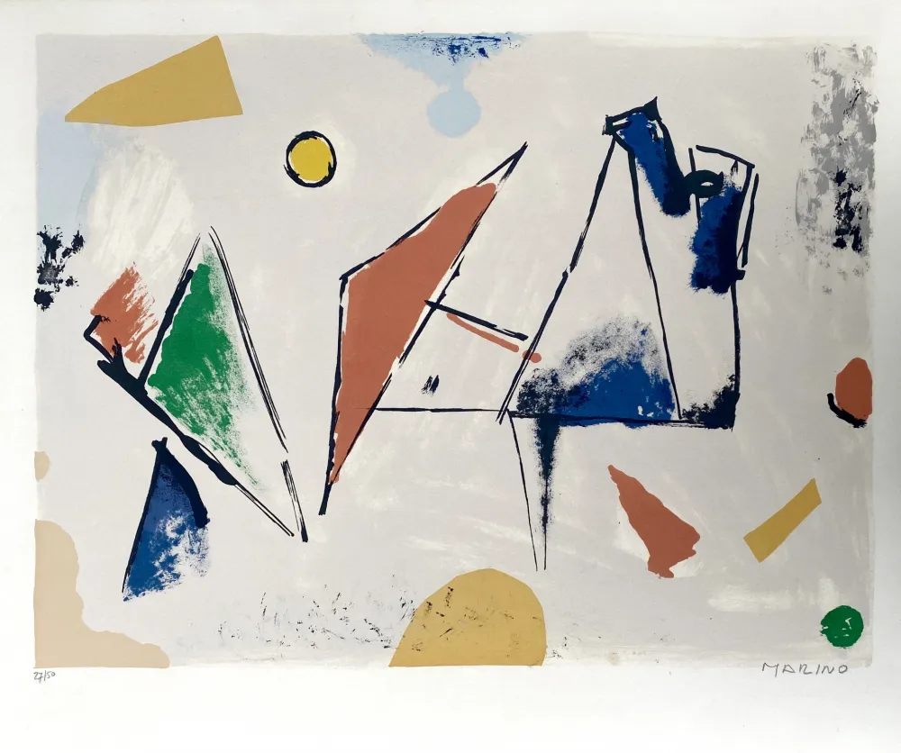 Lithografie Marini -  From Color to Form VIII 
