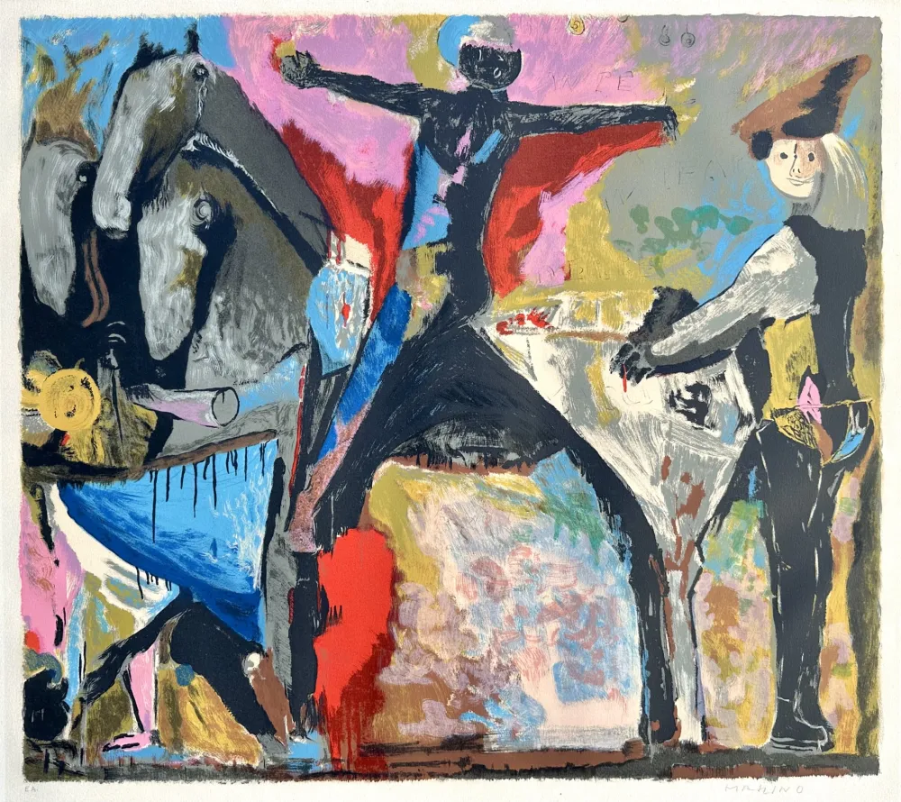 Lithografie Marini - Grande Teatro delle Maschere