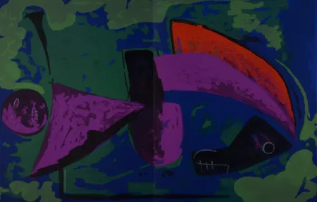 Lithografie Marini - Guerrier, 1968